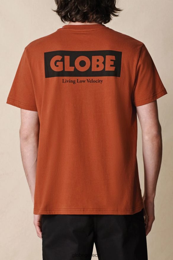 είδη ένδυσης Globe Brand ζωντανό μπλουζάκι χαμηλής ταχύτητας σκούρο καρύδι VR008N307