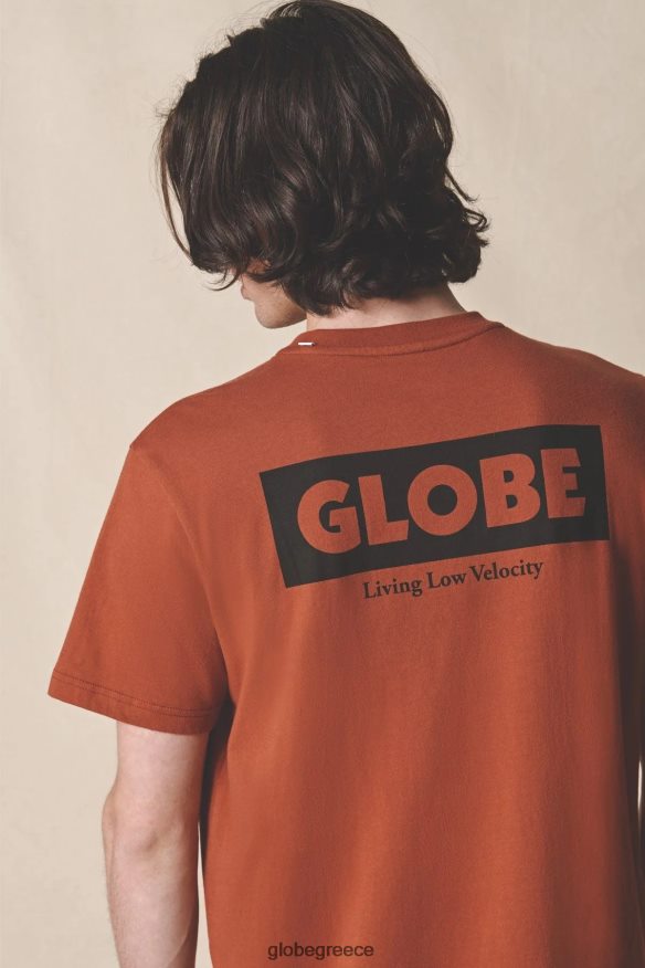 είδη ένδυσης Globe Brand ζωντανό μπλουζάκι χαμηλής ταχύτητας σκούρο καρύδι VR008N307