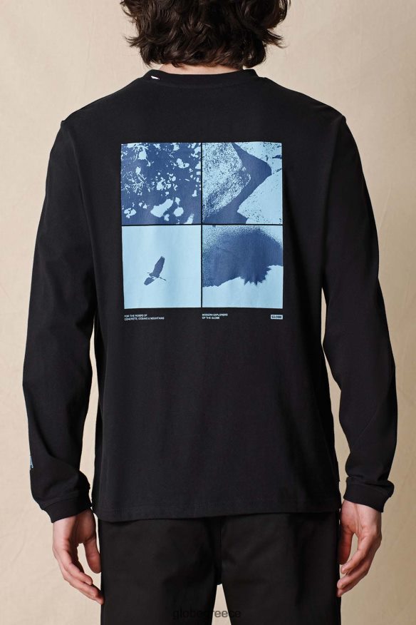 είδη ένδυσης Globe Brand στοιχεία ls tee μαύρος VR008N303