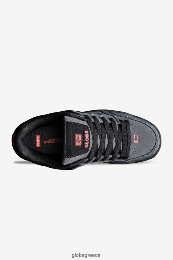 παπούτσια Globe Brand γέρνω μαύρο/γκρι/κόκκινο VR008N42