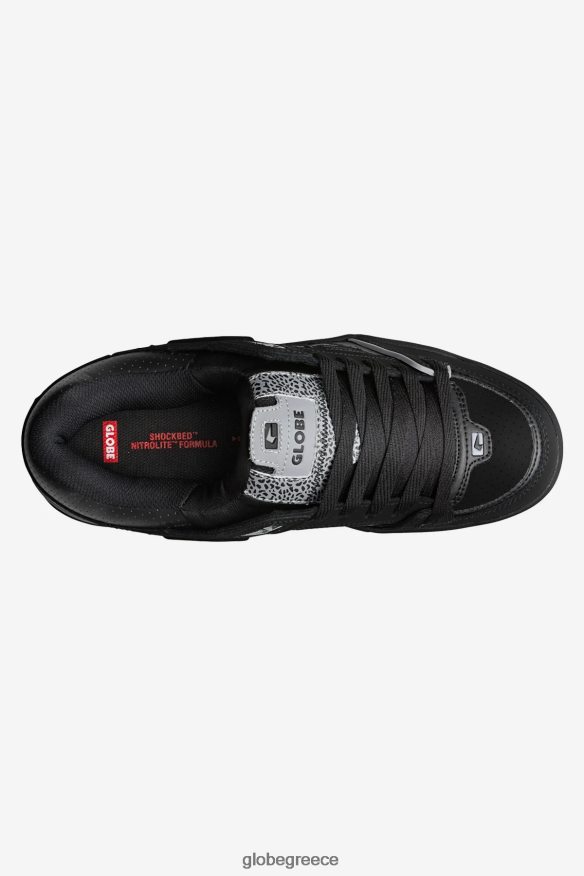 παπούτσια Globe Brand σύντηξη μαύρο/γκρι στέλεχος VR008N66