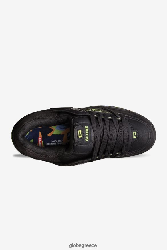 παπούτσια Globe Brand σύντηξη μαύρο / ασβέστη / μωσαϊκό VR008N80