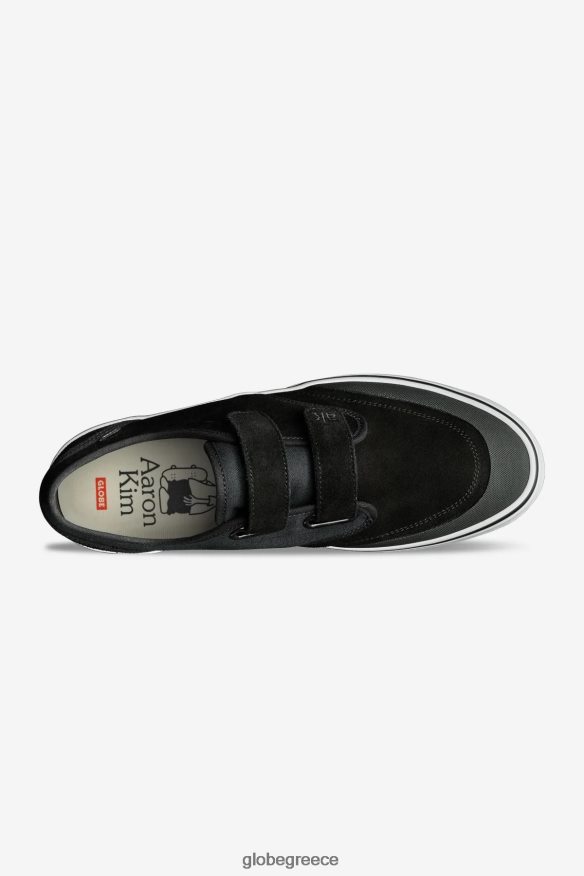 παπούτσια Globe Brand ετερόκλητο ii λουράκι μαύρο άσπρο VR008N22