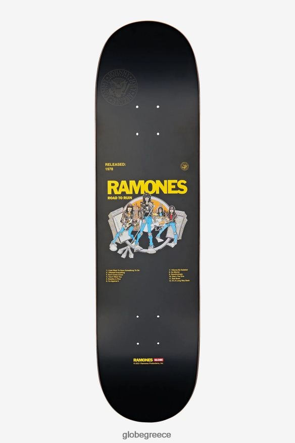 skateboards Globe Brand g2 8,25" ramones deck δρόμο προς την καταστροφή VR008N216