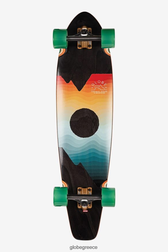 skateboards Globe Brand arcadia 36" longboard μαύρο σφενδάμι/χρώμιο VR008N155