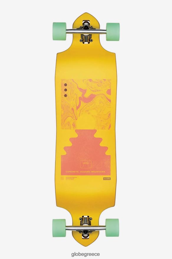 skateboards Globe Brand geminon micro-drop 37" longboard παλιρροιακή δύναμη/μέλι VR008N141
