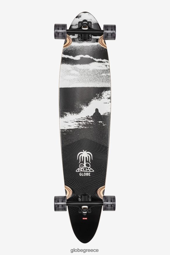 skateboards Globe Brand pinner classic longboard 40". καρύδα/μαύρη παλίρροια VR008N156