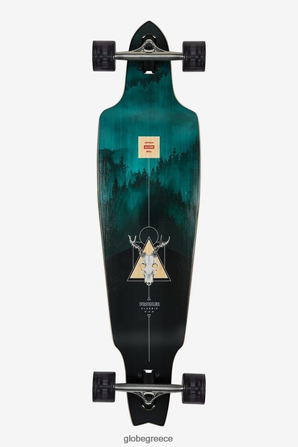 skateboards Globe Brand prowler classic longboard 38". μπαμπού/μπλε βουνά VR008N148