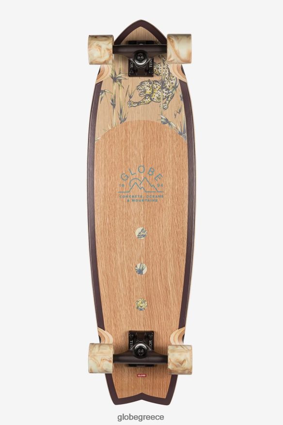 skateboards Globe Brand χρωμαντικό καταδρομικό 33". λευκή βελανιδιά/τζάγκουαρ VR008N120