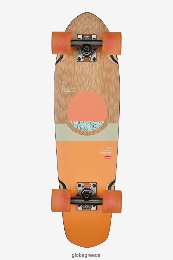 skateboards Globe Brand blazer 26" cruiser λευκή βελανιδιά/μπετόν VR008N105