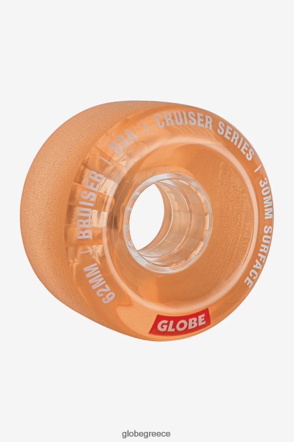 skateboards Globe Brand bruiser cruiser τροχός 62 χλστ καθαρό κοράλλι VR008N262