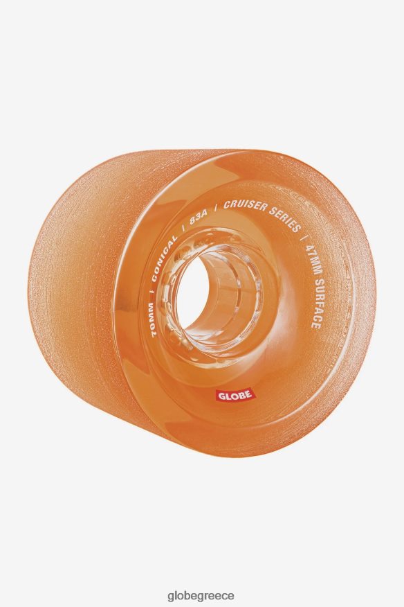 skateboards Globe Brand κωνικός τροχός cruiser 70 χλστ καθαρό κεχριμπάρι VR008N261